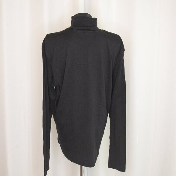 Kotn Black Cotton Turtleneck Sz M - Picture 3 of 6